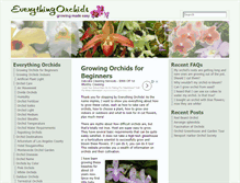 Tablet Screenshot of everything-orchids.com